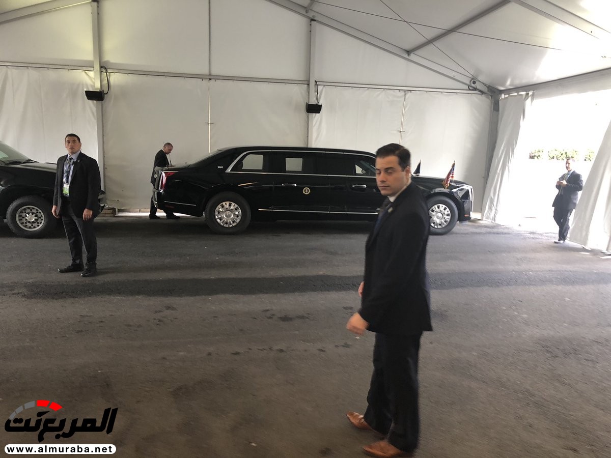 كاديلاك "الوحش" الجديدة للرئيس ترامب تظهر علنياً لأول مرة كاديلاك "الوحش" الجديدة للرئيس ترامب تظهر علنياً لأول مرة 5