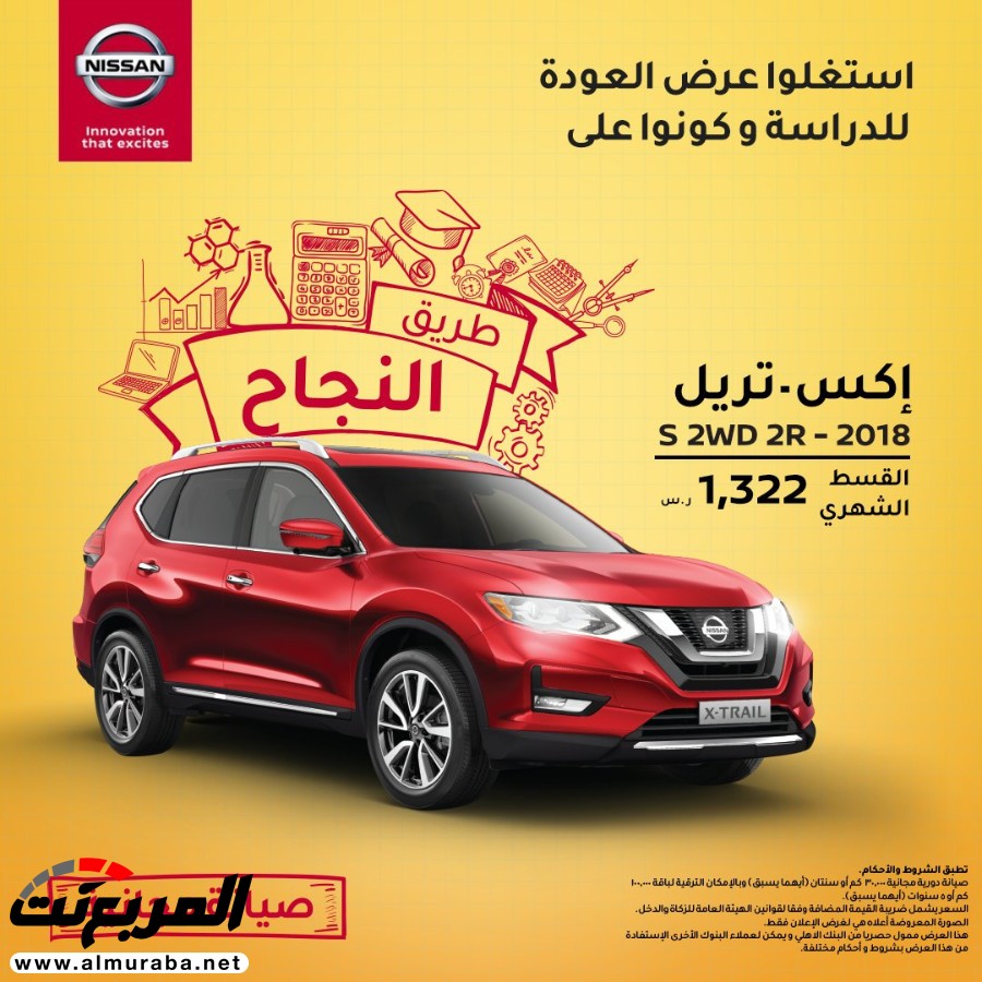 عرض بترومين على نيسان إكس تريل 2018 "تقسيط شهري" 1