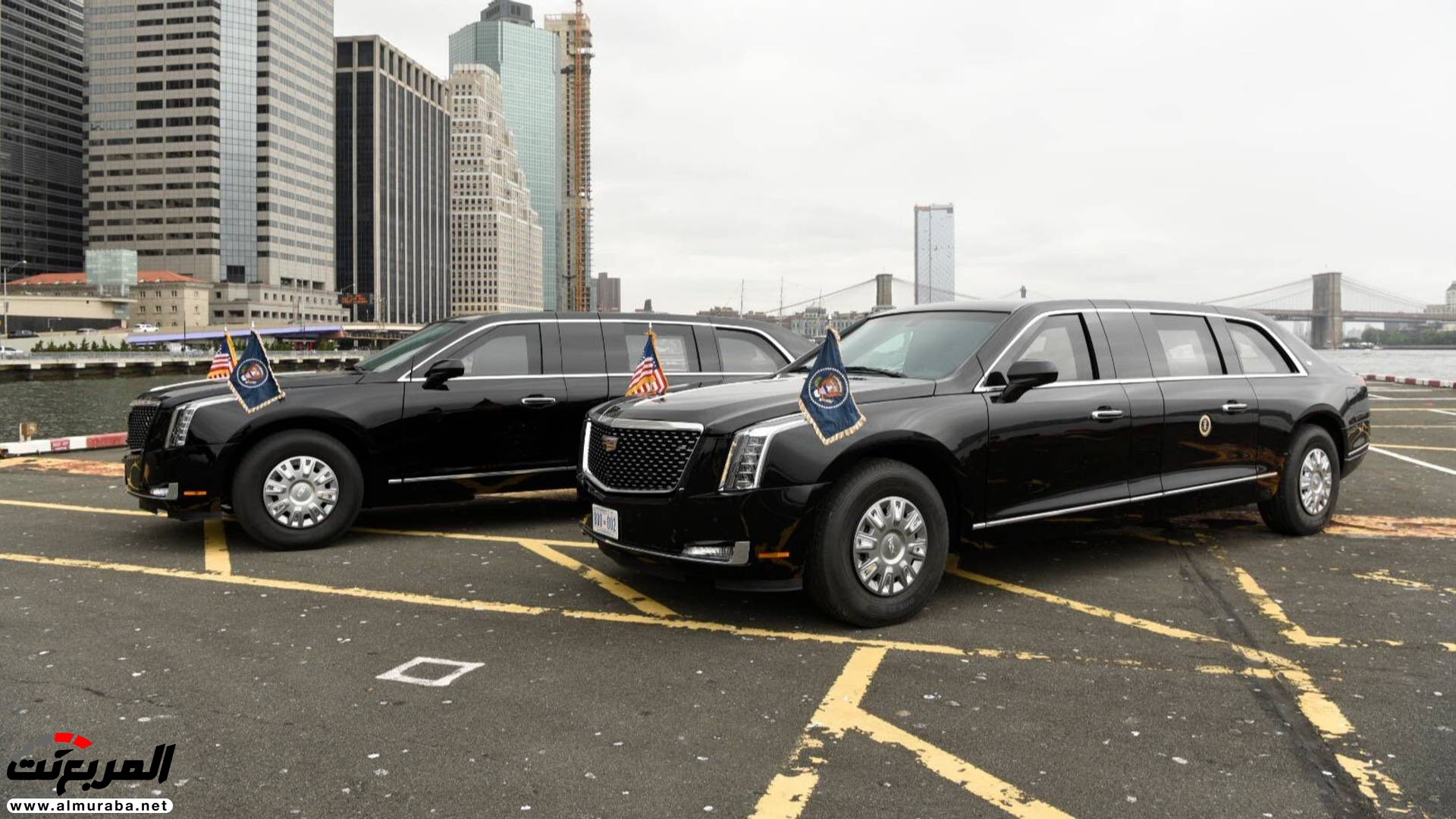 كاديلاك "الوحش" الجديدة للرئيس ترامب تظهر علنياً لأول مرة كاديلاك "الوحش" الجديدة للرئيس ترامب تظهر علنياً لأول مرة 1