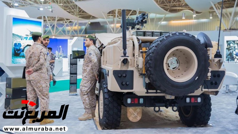 "بالصور" ظهور عربات مصفحة ومسلحة في المعرض السعودي SNSR 2