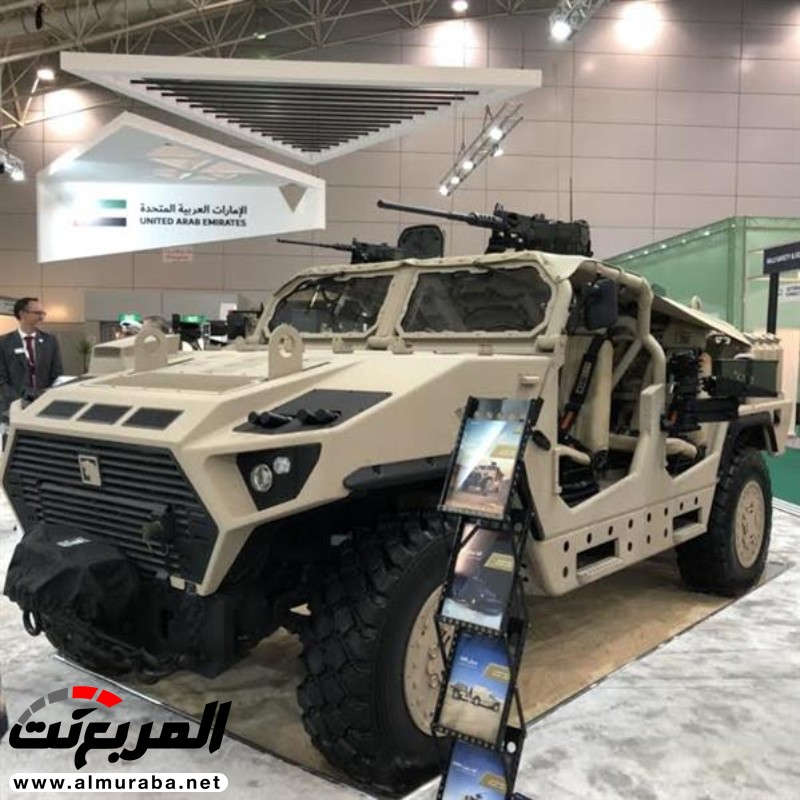 "بالصور" ظهور عربات مصفحة ومسلحة في المعرض السعودي SNSR 1