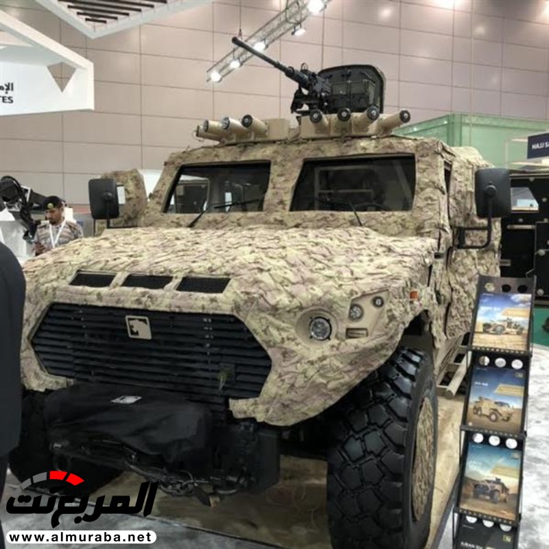 "بالصور" ظهور عربات مصفحة ومسلحة في المعرض السعودي SNSR 5
