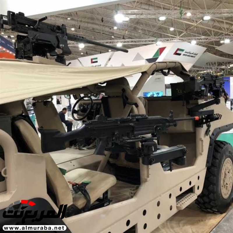 "بالصور" ظهور عربات مصفحة ومسلحة في المعرض السعودي SNSR 8
