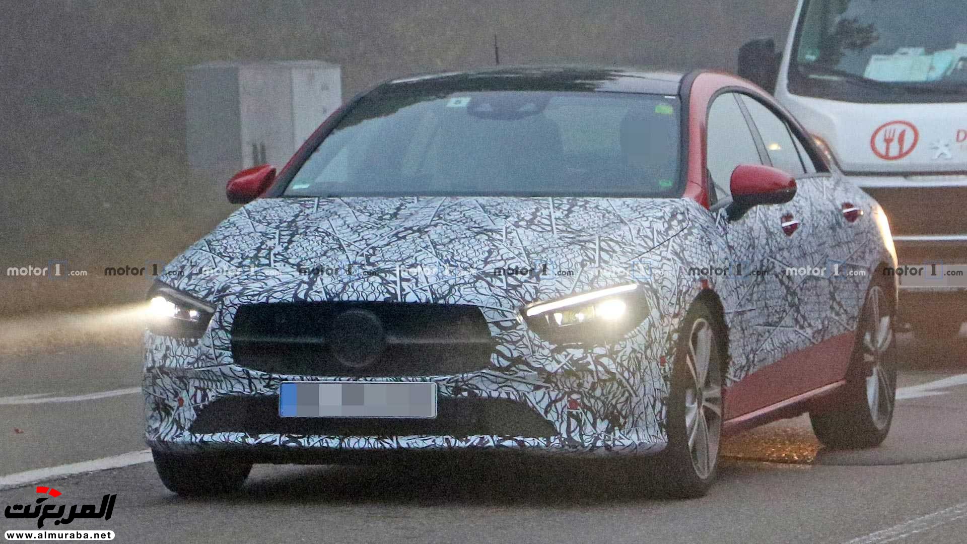 مرسيدس CLA القادمة 2020 تظهر من الخارج والداخل أثناء اختبارها 1