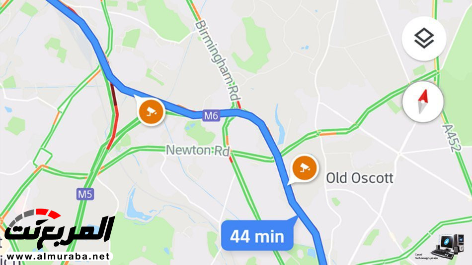 خرائط جوجل تختبر الكشف عن الرادارات وحدود السرعة على الطرق 1