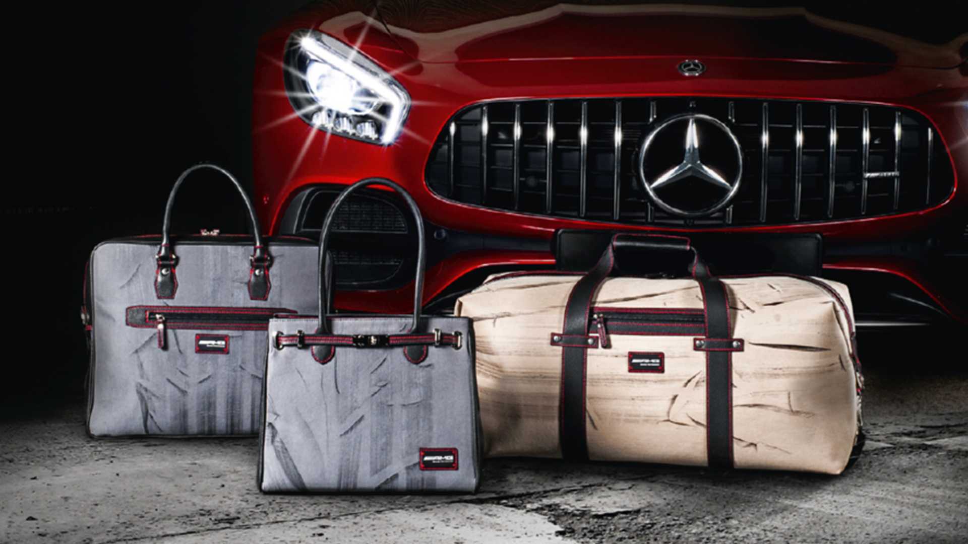 “بالفيديو والصور” مرسيدس AMG تطلق مجموعة حقائب سارت عليها سيارتها GT R
