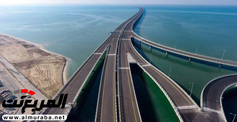 "بالفيديو" تدشين أحد أطول جسور العالم فوق البحر بالكويت "بالفيديو" تدشين أحد أطول جسور العالم فوق البحر بالكويت 1