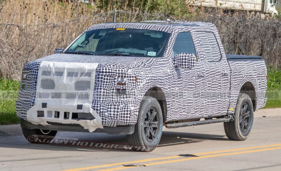 فورد F-150 الجيل القادم تظهر لأول مرة بشكلها الجديد 2