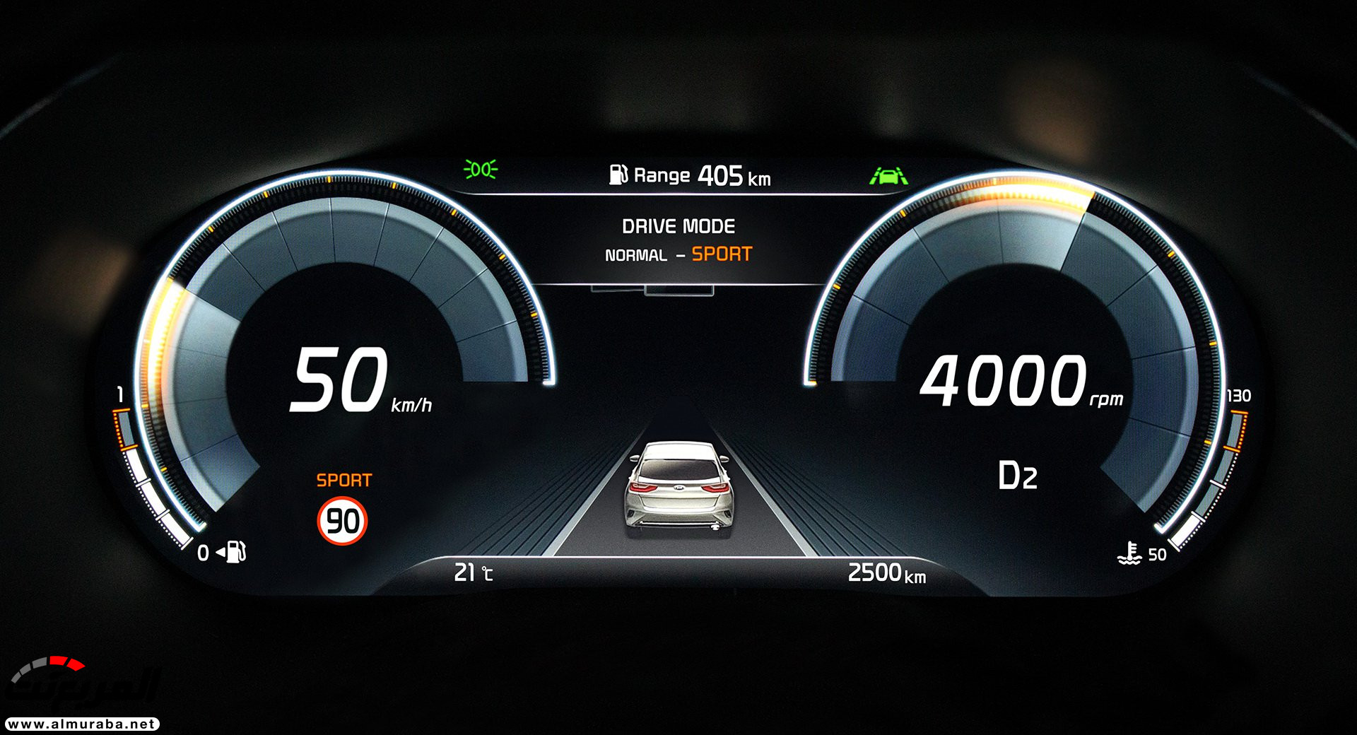 كيا تستعرض شاشة عداداتها الرقمية الجديدة كلياً كيا تستعرض شاشة عداداتها الرقمية الجديدة كلياً 1