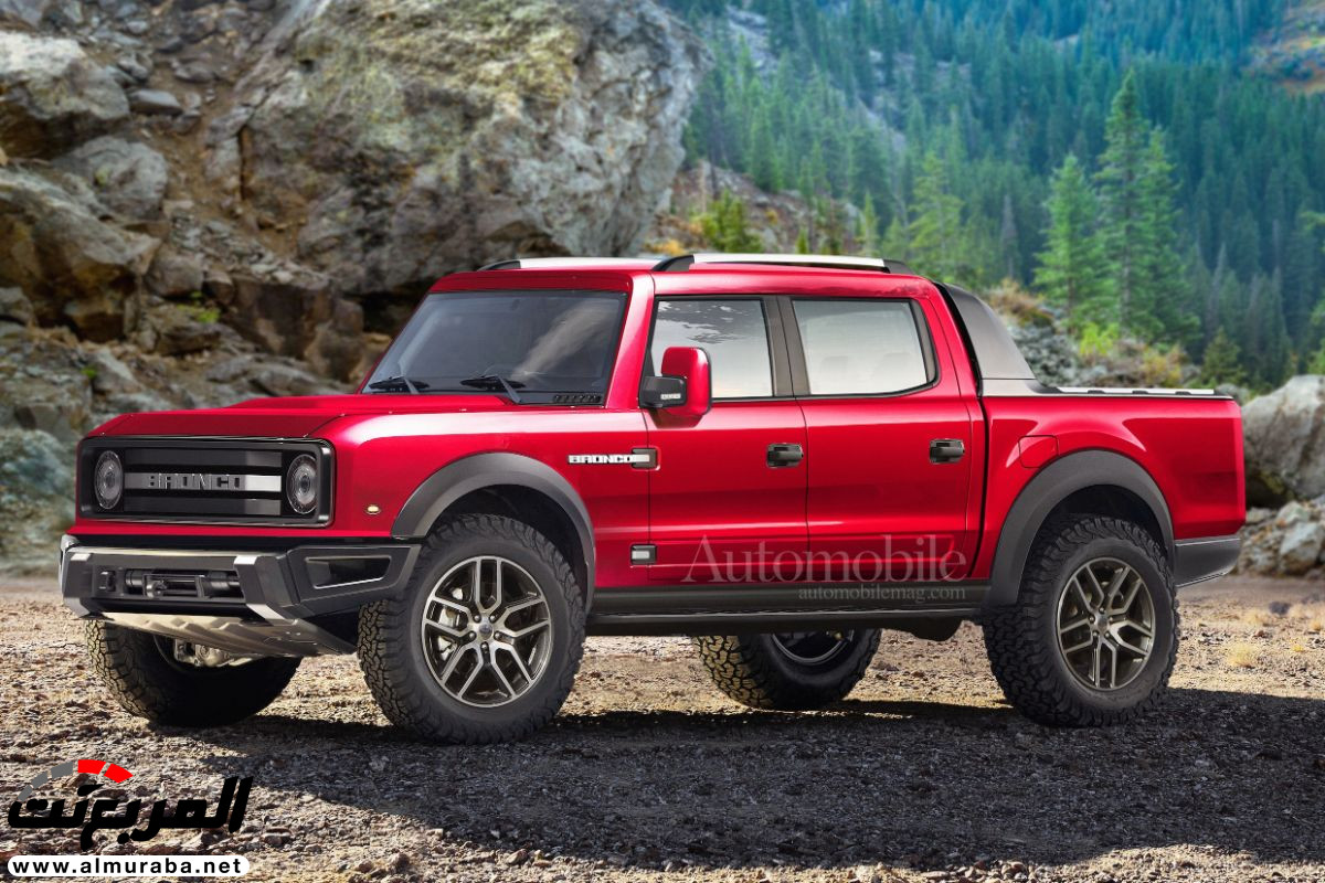 فورد برونكو ستنافس جيب جلاديتور بنسخة بيك اب 1