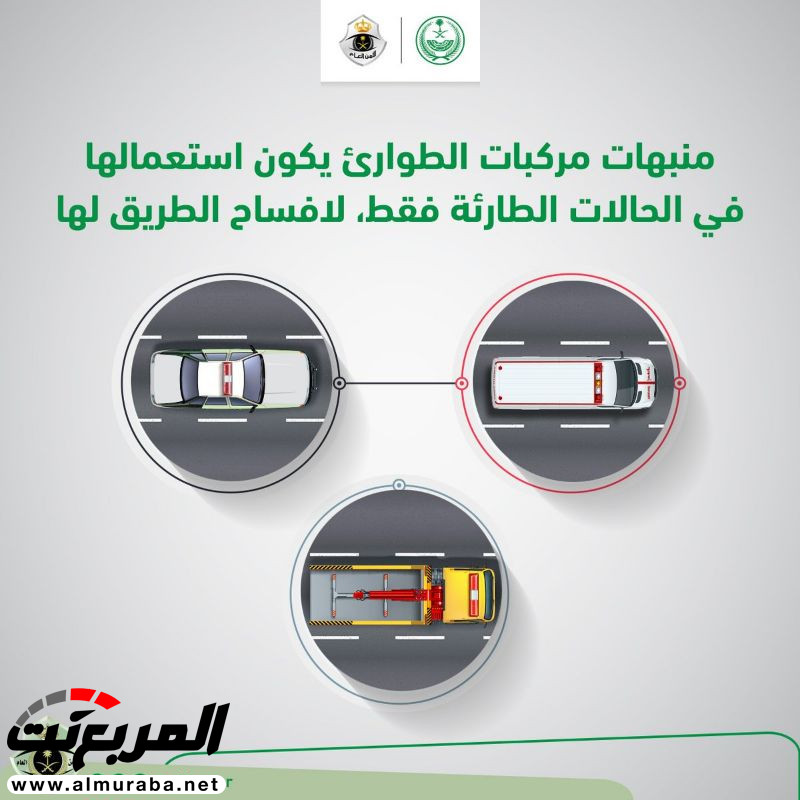 استخدام سيارات الطوارئ للمنبهات مخالفة في هذه الحالة استخدام سيارات الطوارئ للمنبهات مخالفة في هذه الحالة 1