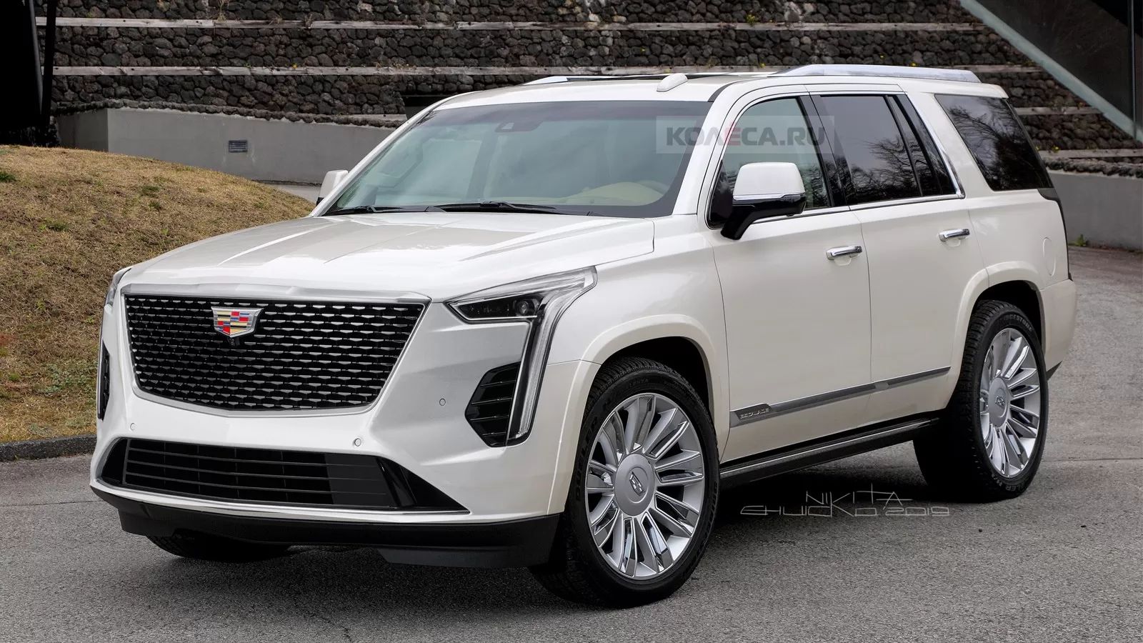 كاديلاك اسكاليد 2021 تظهر في صور توقعية جديدة