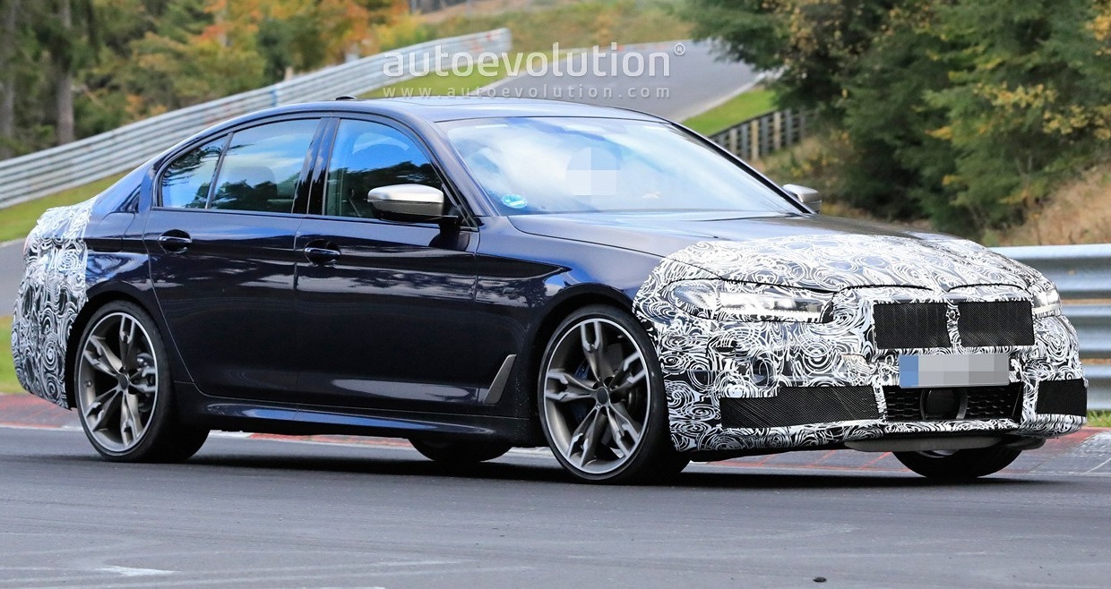 بي ام دبليو الفئة الخامسة 2021 تظهر في أوضح صور تجسسية حتى الآن