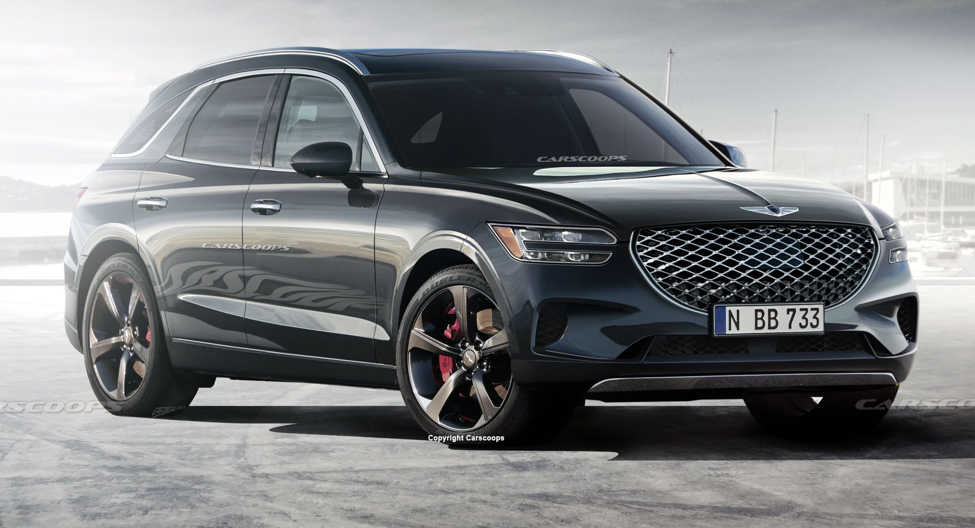 كل ما نعرفه عن جينيسيس GV70 كروس اوفر القادمة+الشكل المتوقع