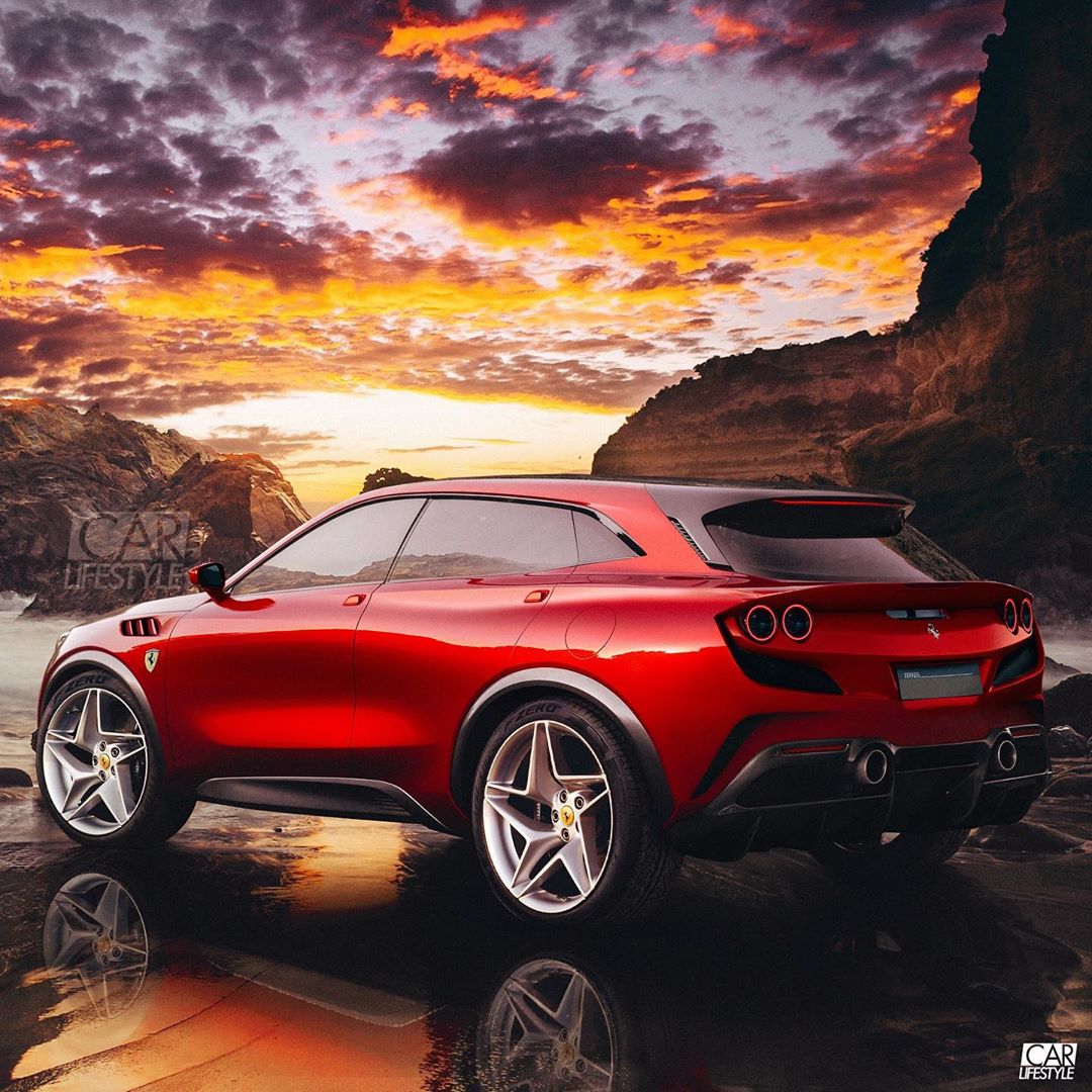 فيراري بوروسانجوي SUV تبدو وكأنها لامبورجيني اوروس بتصميم تخيلي فيراري بوروسانجوي SUV تبدو وكأنها لامبورجيني اوروس بتصميم تخيلي 1