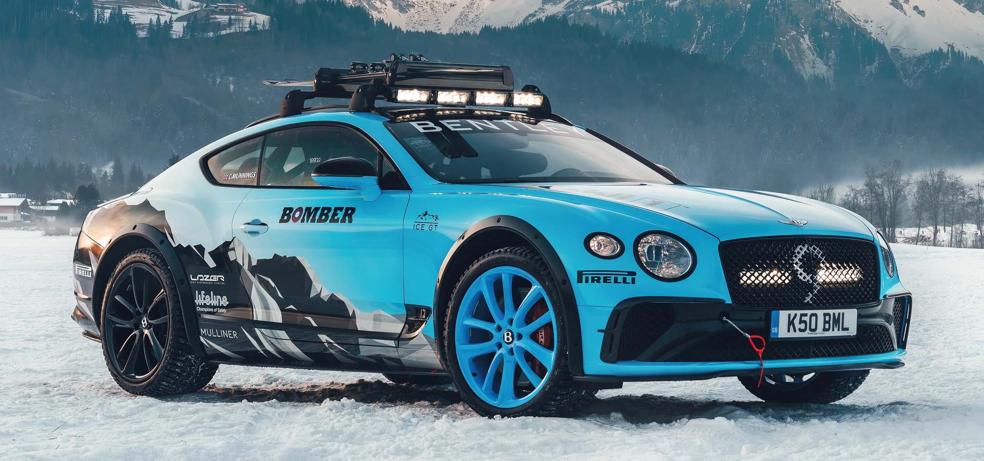 بنتلي كونتيننتال بإصدار خاص بقوة 635 حصان للسباق على الثلوج