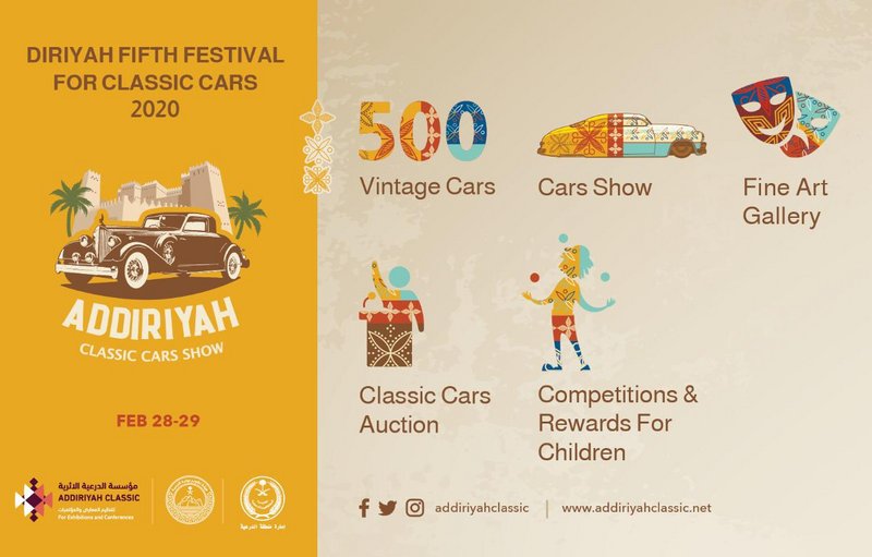 انطلاق مهرجان الدرعية للسيارات الكلاسيكية في دورته الخامسة قريباً 3