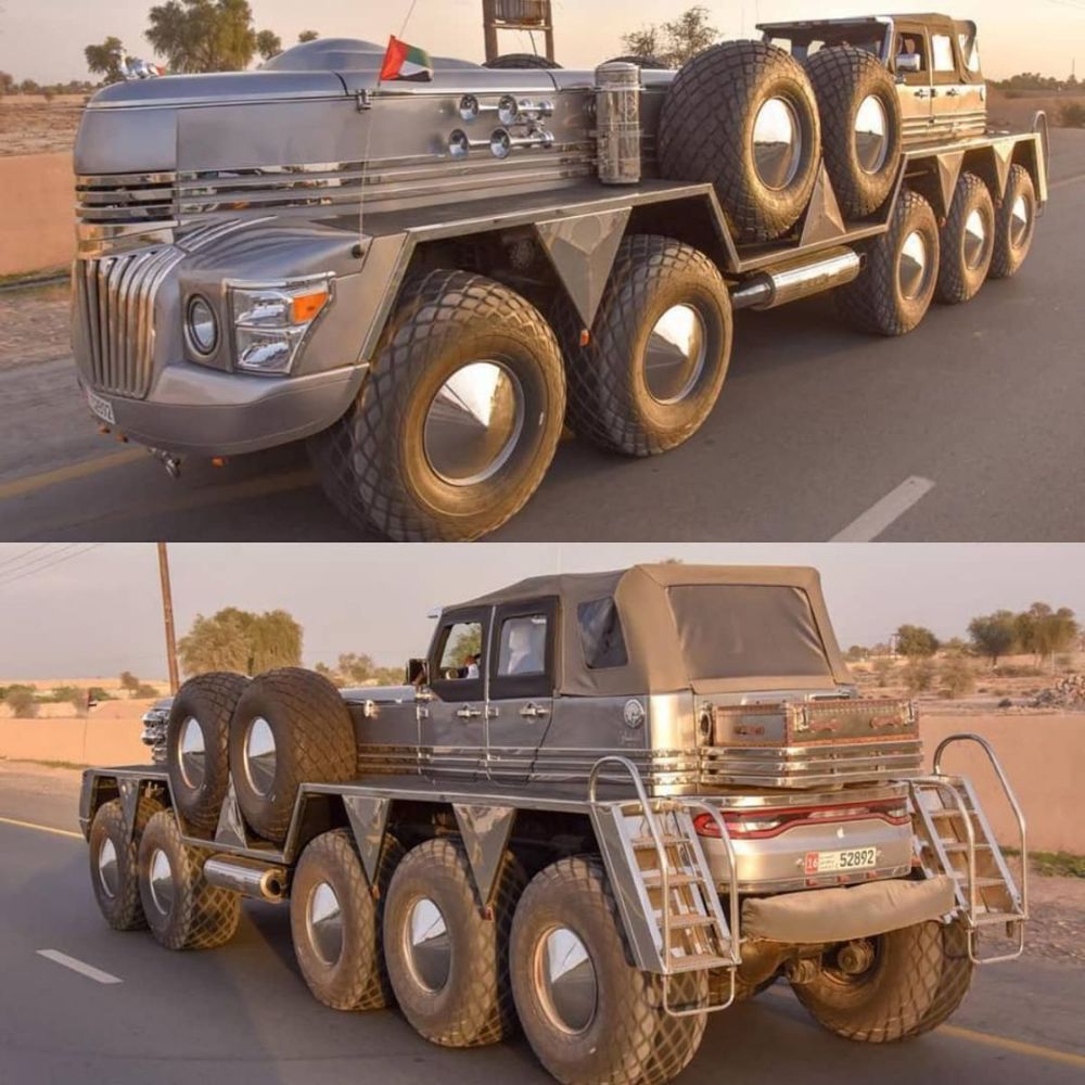 “بالصور” أغرب سيارات يمتلكها الشيخ حمد بن حمدان آل نهيان