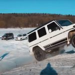 مرسيدس AMG G63 تتحدى لكزس LX في سباق تسارع وشد الحبل "فيديو" 2