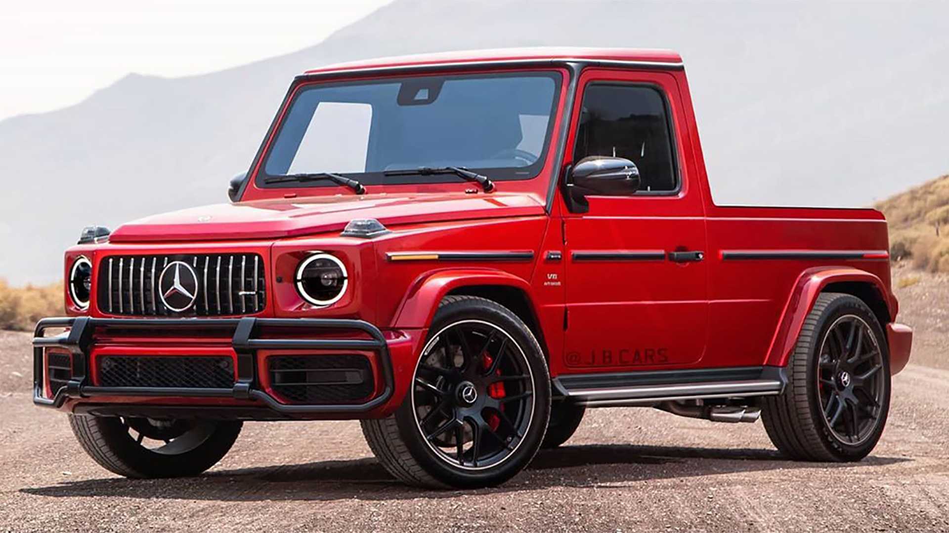 مرسيدس G-Class بيك اب تظهر بالشكل التخيلي!