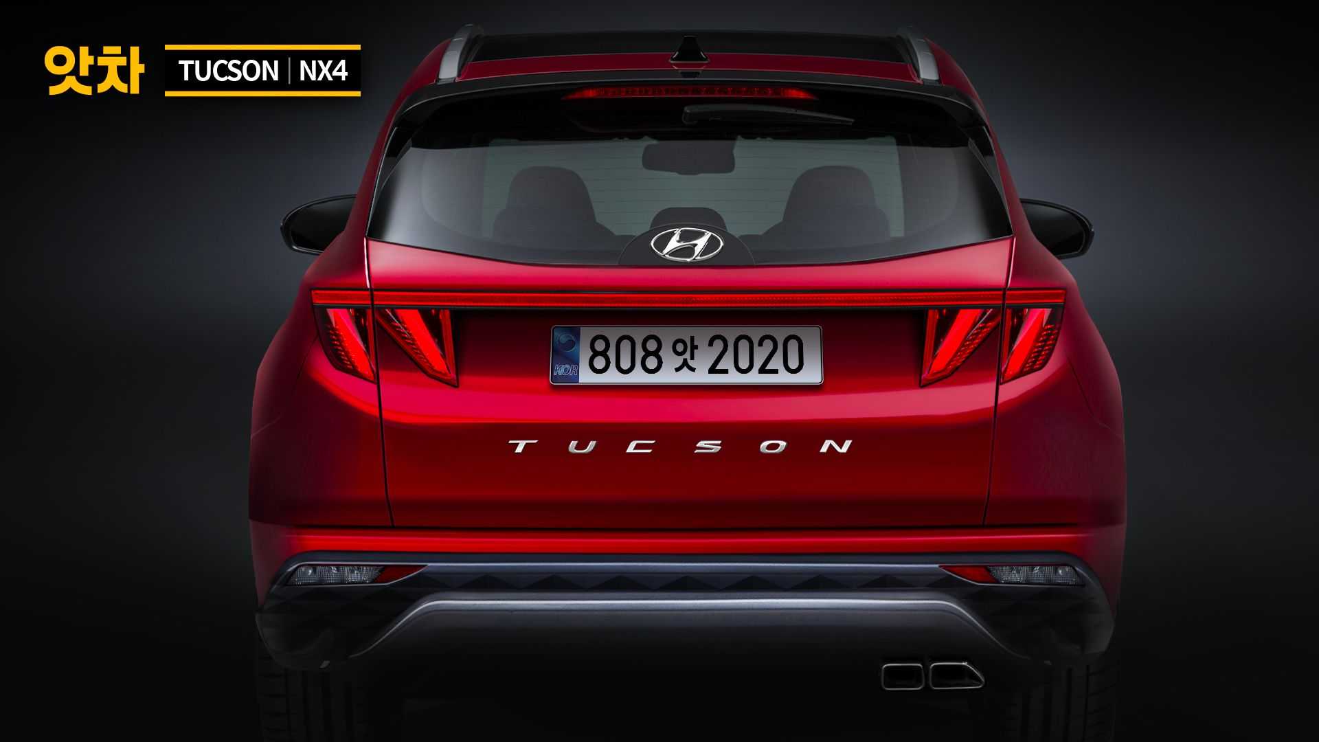 هيونداي توسان 2021 تظهر بأوضح تصميم توقعي 11