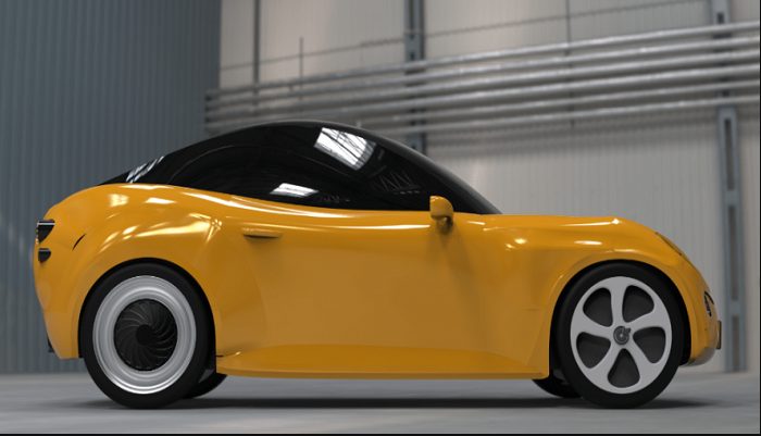 الكشف عن لوكا.. أول سيارة كهربائية تصنع من النفايات 3