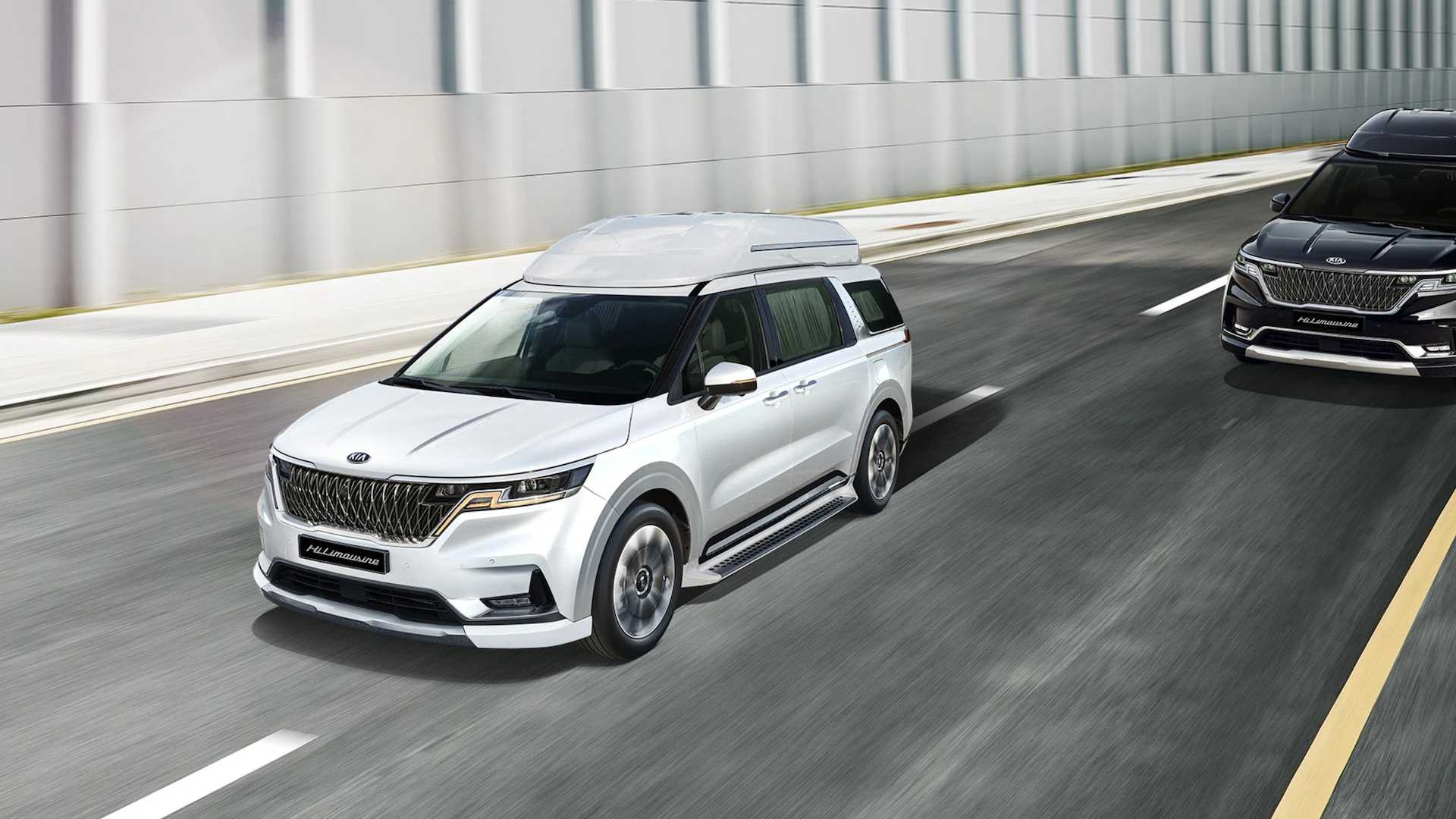 كيا كرنفال 2021 تحصل على نسخة ليموزين فاخرة 3