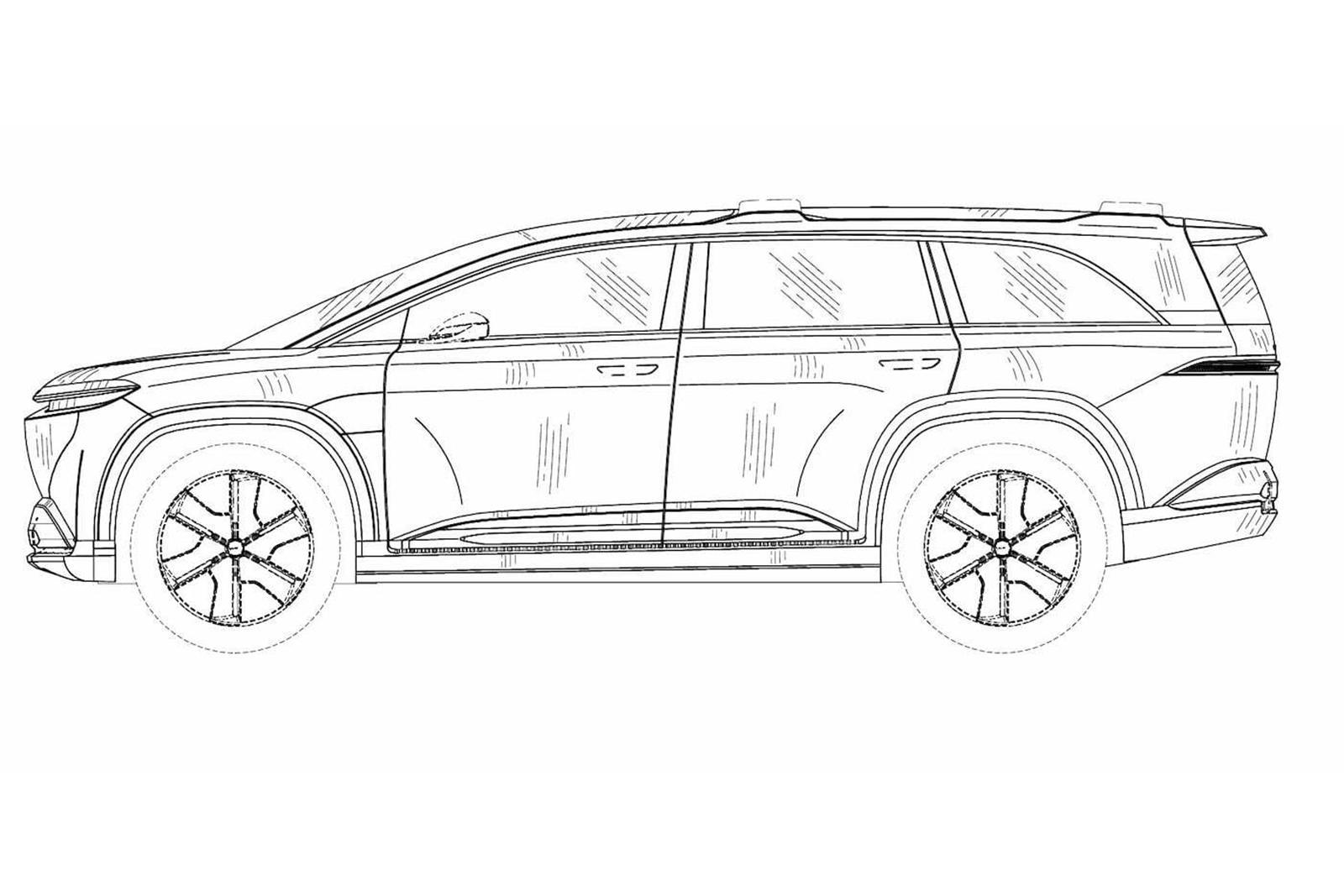 تسريب لوسيد جرافيتي SUV الكهربائية بقوة قصوى 1080 حصان 5