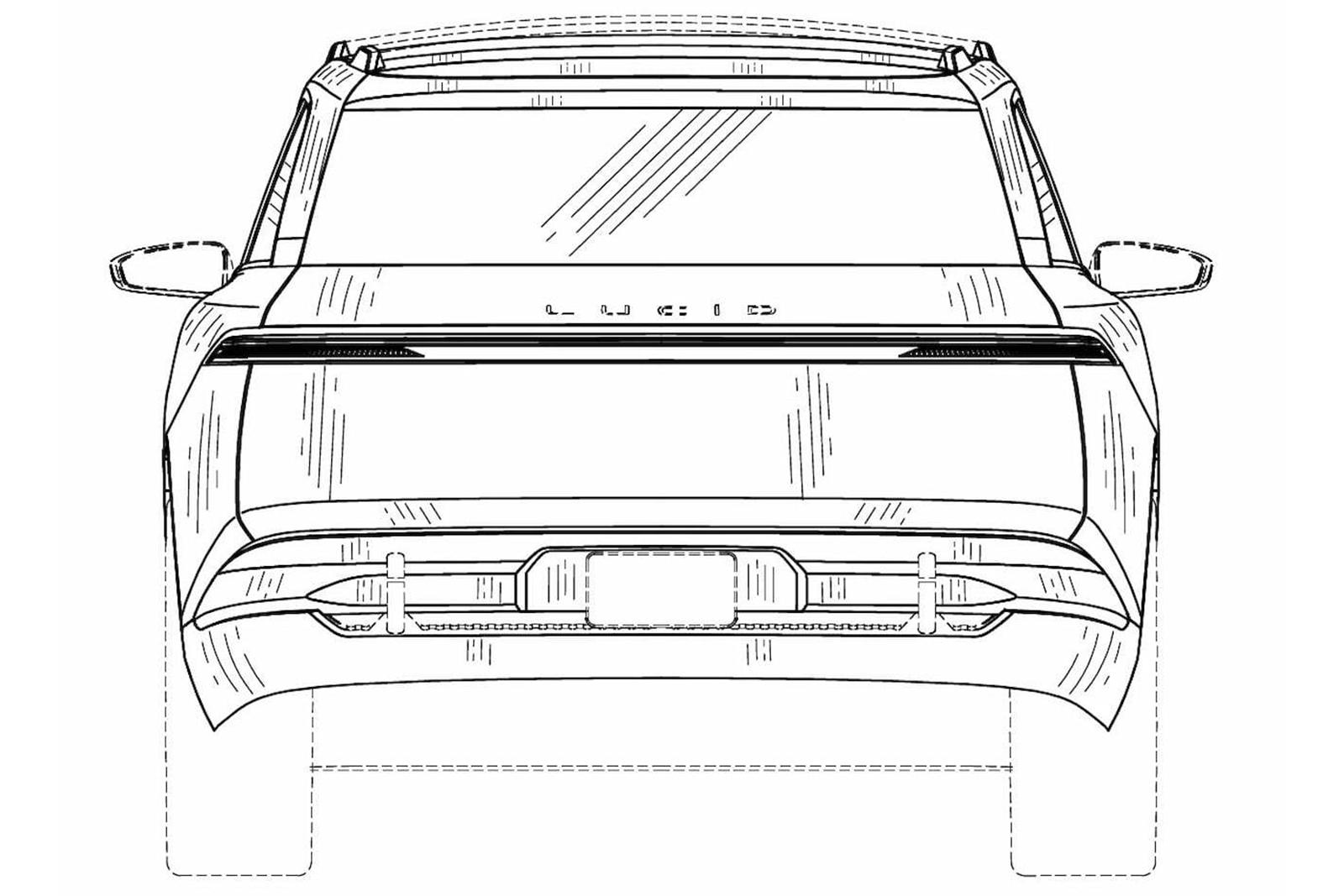 تسريب لوسيد جرافيتي SUV الكهربائية بقوة قصوى 1080 حصان 6