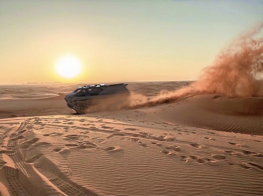 الكشف عن مركبة "العاصفة" المدرعة البرمائية في أبوظبي بقوة 2500 حصان 6