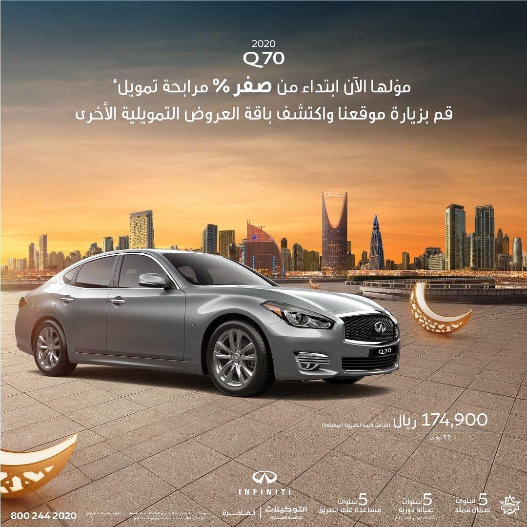 "عروض رمضان" انفينيتي QX70 2020 متاحة بمرابحة تمويل تبدأ من 0% "عروض رمضان" انفينيتي QX70 2020 متاحة بمرابحة تمويل تبدأ من 0% 16