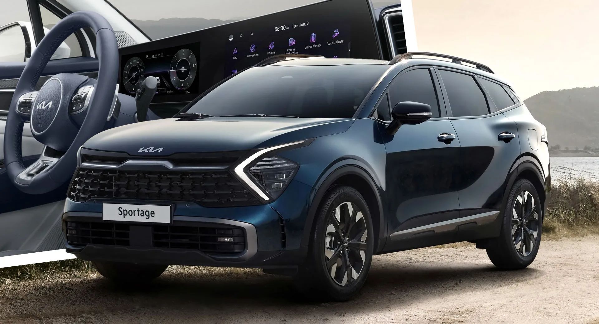 كيا سبورتاج 2022 الجديدة كلياً تكشف مواصفاتها وأرقام الأداء