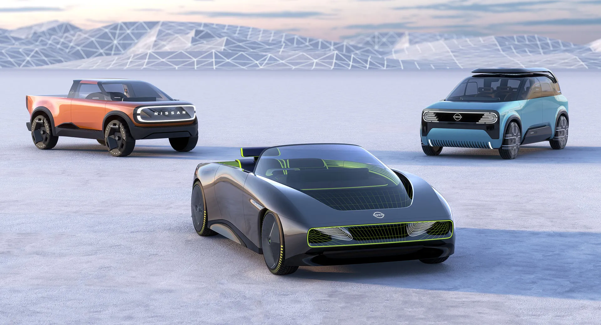 نيسان تكشف مجموعة سيارات كهربائية اختبارية تجسد مستقبل العلامة