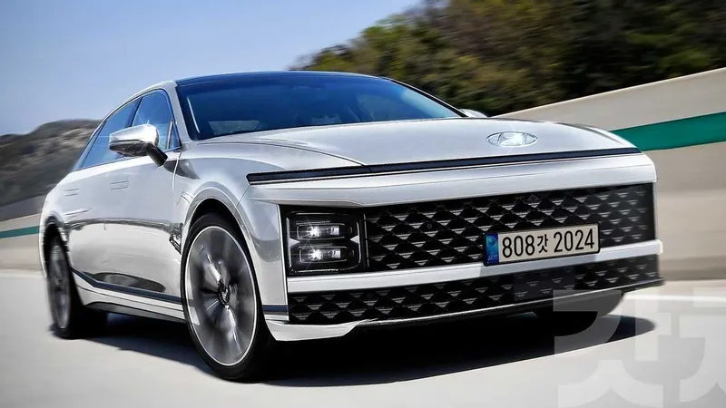 هيونداي أزيرا 2023 الجيل القادم يظهر بالشكل التخيلي