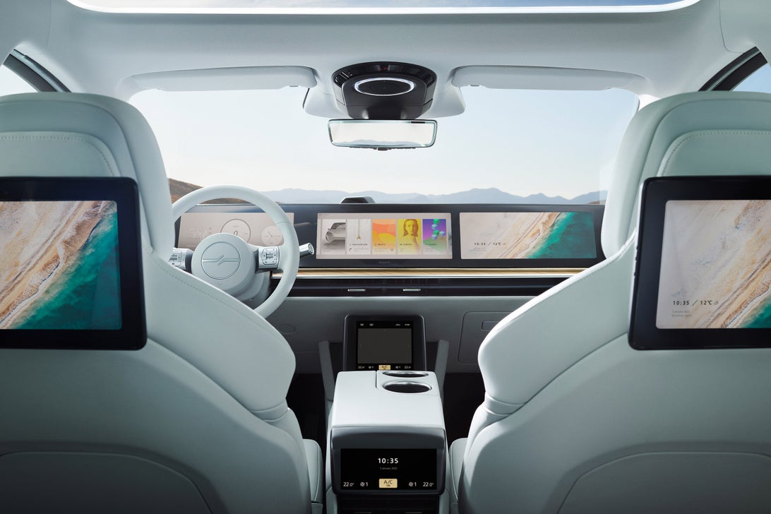 سوني فيجن إس 02 الكهربائية تكشف نفسها بقوة 536 حصان سوني فيجن إس 02 الكهربائية تكشف نفسها بقوة 536 حصان 15