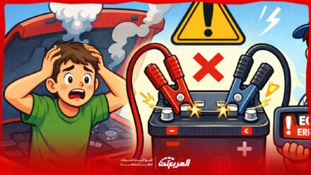 عكس أسلاك بطارية السيارة