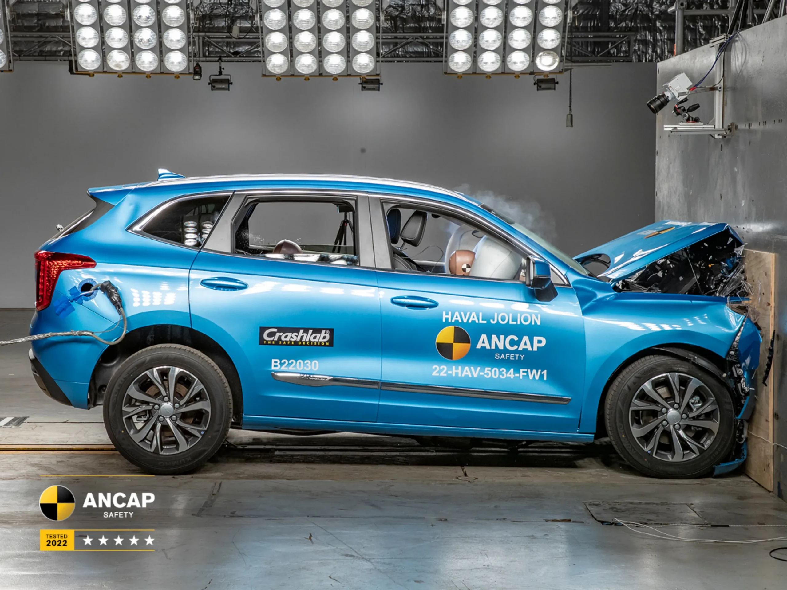 تقييم أمان هافال جوليان 2022 من قبل برنامج الاختبار الاسترالي A-NCAP 5