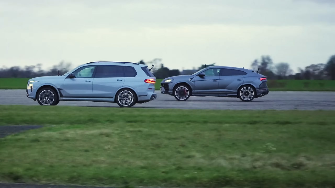 هل تصمد بي ام دبليو X7 أمام لامبورجيني اوروس في سباقات التسارع؟ بي ام دبليو X7 أمام لامبورجيني أوروس