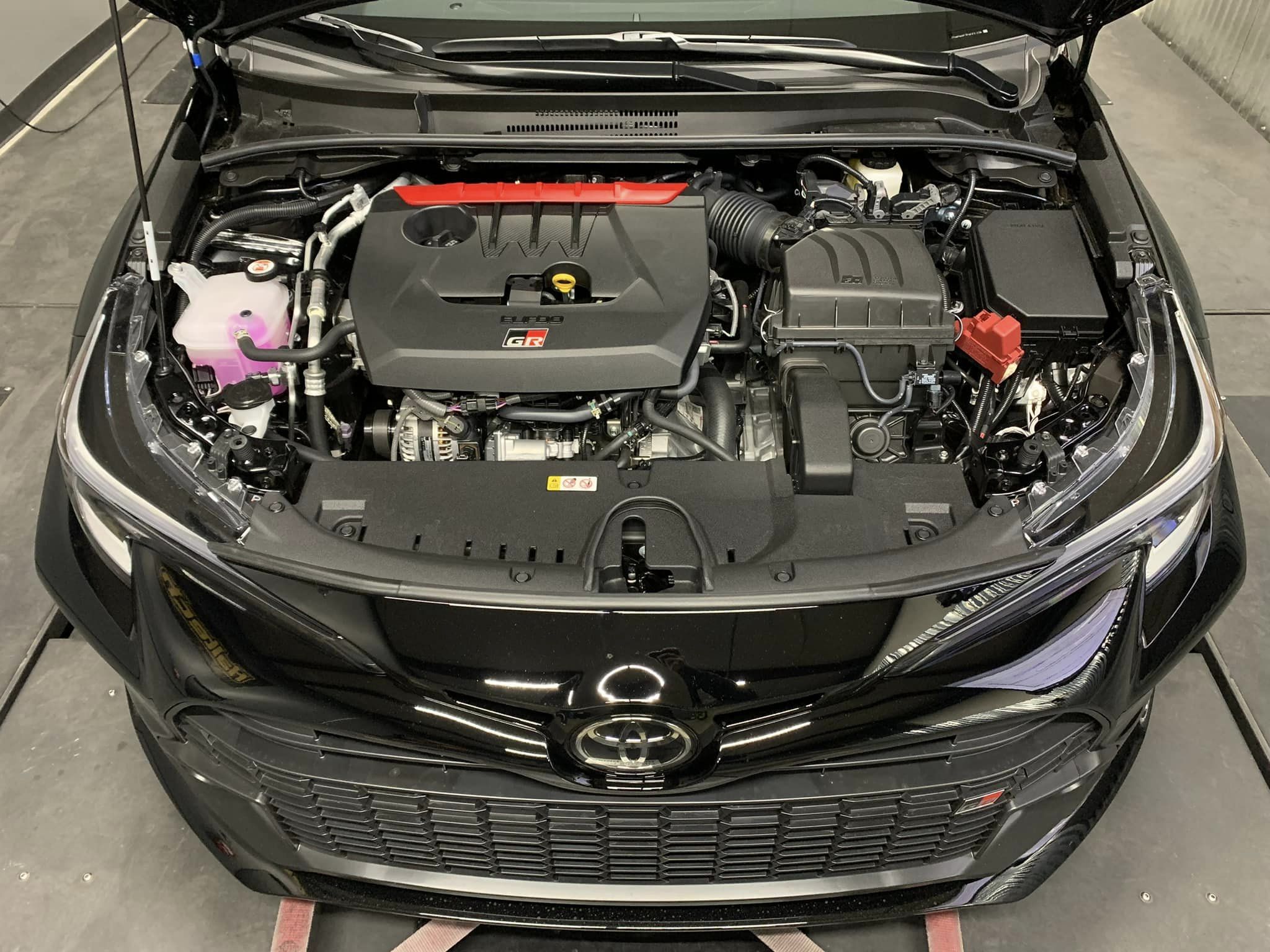 تويوتا GR كورولا تولد قوة حصانية أكثر من الأرقام الرسمية للشركة تويوتا كورولا GR داينو