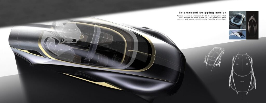 تصميم تخيلي لسيدان فاخرة من جينيسيس لمنافسة بنتلي ومايباخ جينيسيس x سيدان الاختبارية