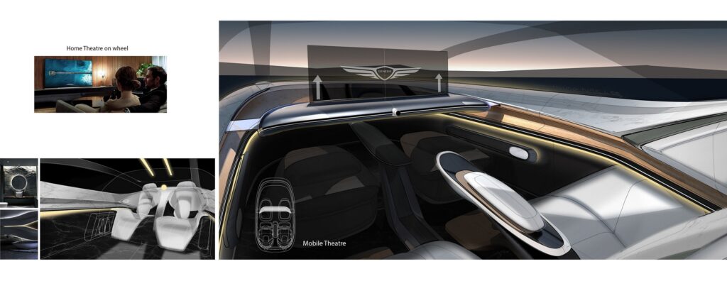 تصميم تخيلي لسيدان فاخرة من جينيسيس لمنافسة بنتلي ومايباخ جينيسيس x سيدان الاختبارية