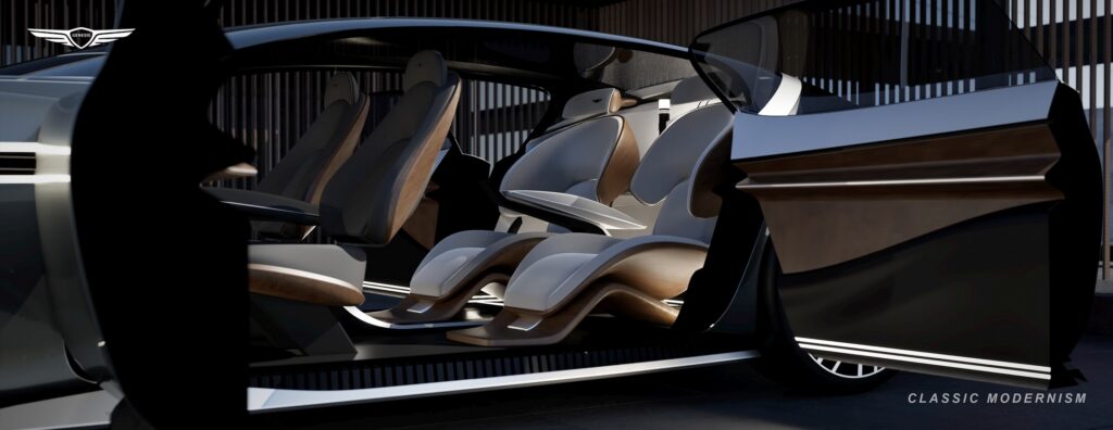 تصميم تخيلي لسيدان فاخرة من جينيسيس لمنافسة بنتلي ومايباخ جينيسيس x سيدان الاختبارية