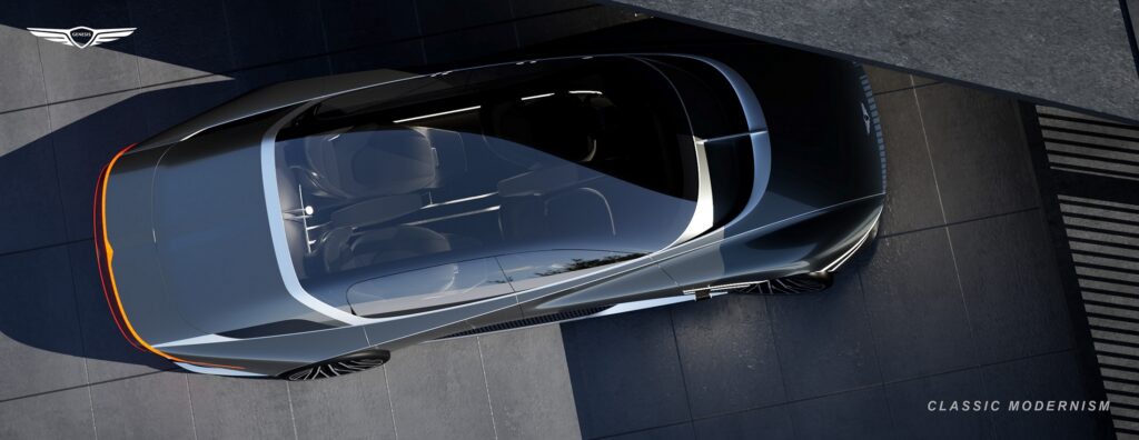 تصميم تخيلي لسيدان فاخرة من جينيسيس لمنافسة بنتلي ومايباخ جينيسيس x سيدان الاختبارية