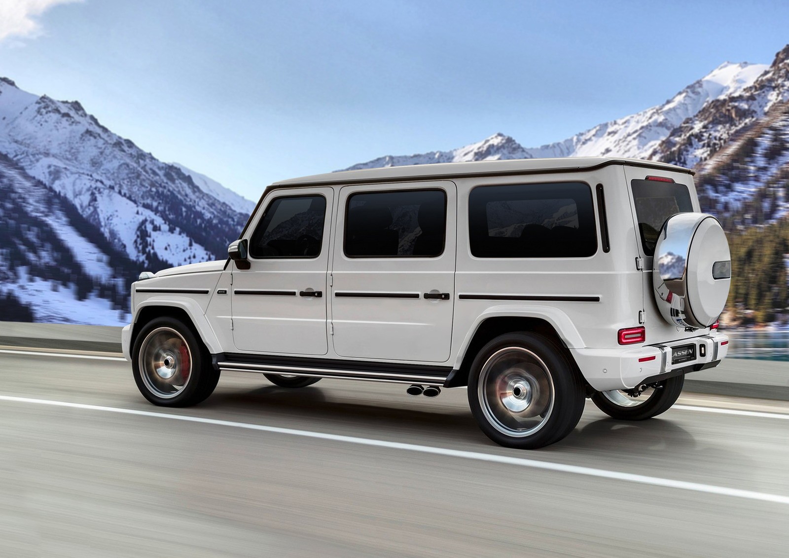 مرسيدس جي كلاس تحصل على إصدار مصفح مقاوم للأسلحة الرشاشة بهيكل أطول مرسيدس جي كلاس مدرعة