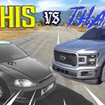 هوندا سيفيك بقوة 900 حصان تواجه فورد F-150 بقوة 1000 حصان في سباق التسارع هوندا سيفيك بقوة 900 حصان تواجه فورد F-150 بقوة 1000 حصان