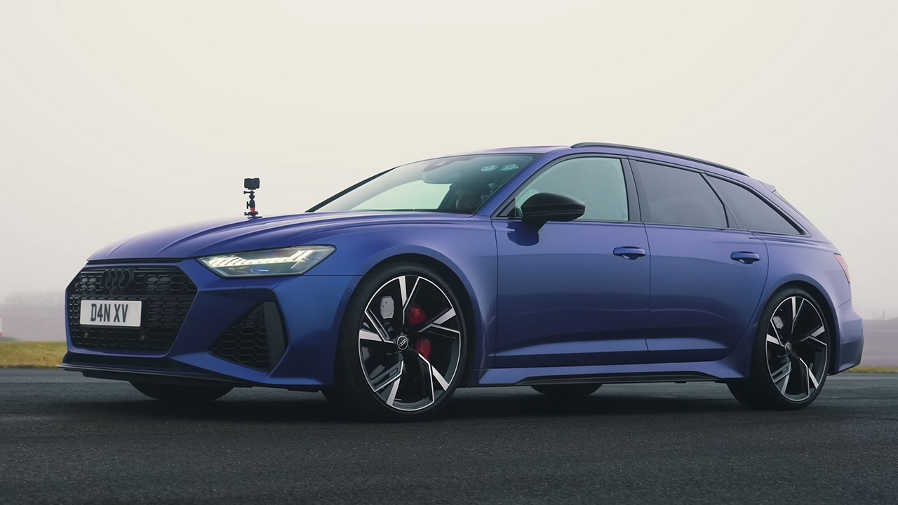 بي ام دبليو M3 تورينج تواجه اودي RS6 في سباقات التسارع بي ام دبليو M3 تورينج تواجه اودي RS6