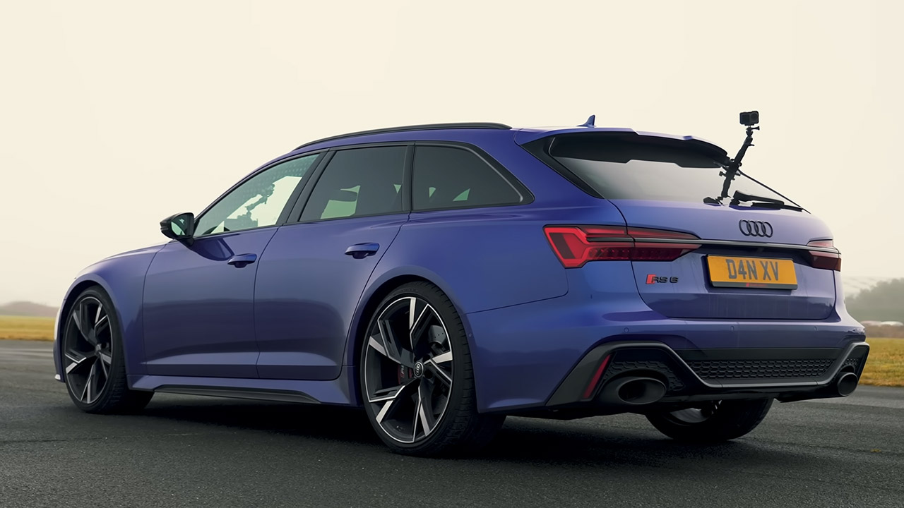 بي ام دبليو M3 تورينج تواجه اودي RS6 في سباقات التسارع بي ام دبليو M3 تورينج تواجه اودي RS6