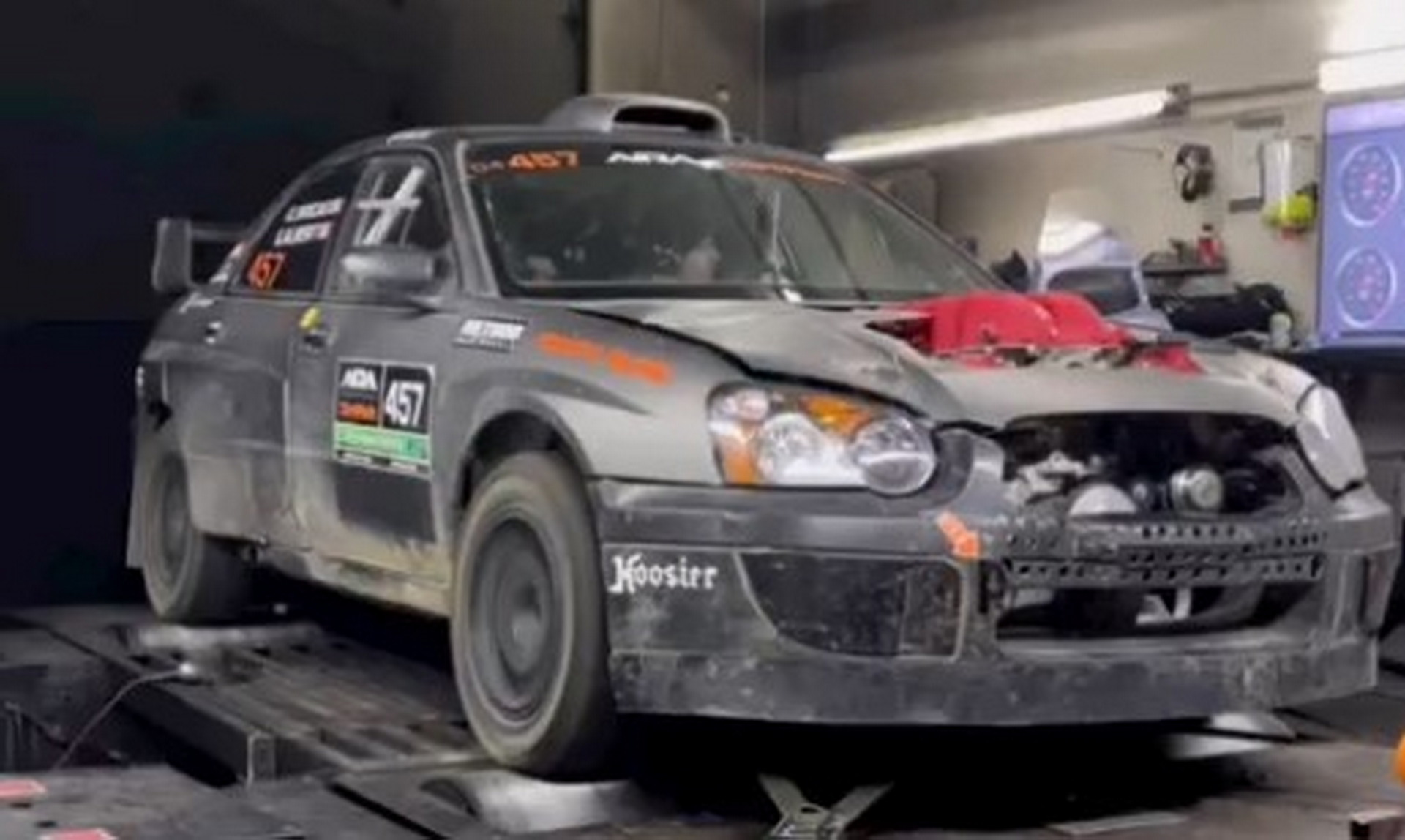 سوبارو WRX STI تحصل على محرك V8 من فيراري لسباقات الرالي