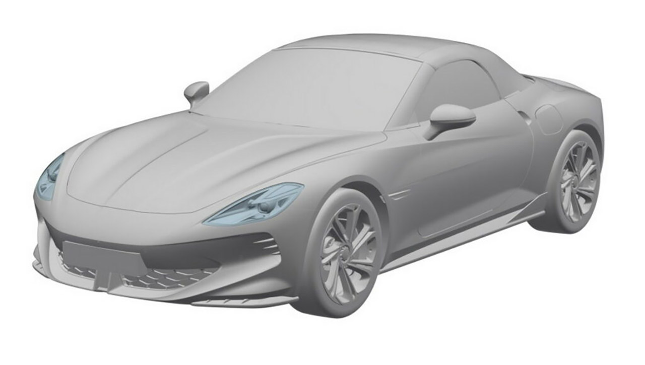 ام جي سيبرستير رودستر الإنتاجية الجديدة كلياً تظهر في صورة تجسسية للمرة الأولى ام جي سيبرستير