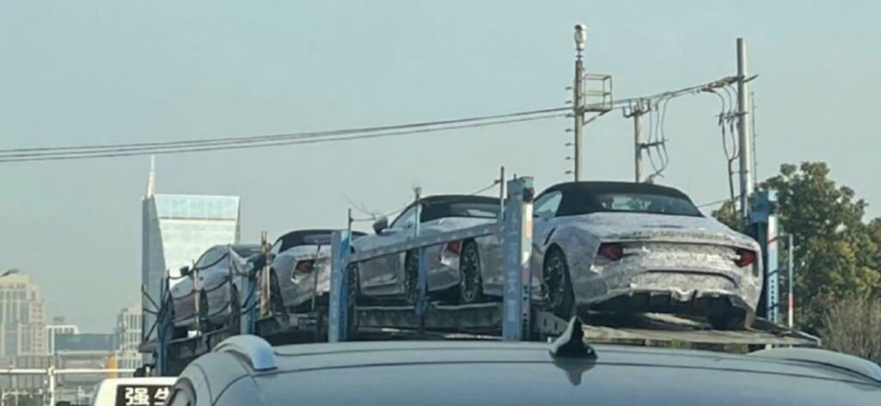 ام جي سيبرستير رودستر الإنتاجية الجديدة كلياً تظهر في صورة تجسسية للمرة الأولى ام جي سيبرستير